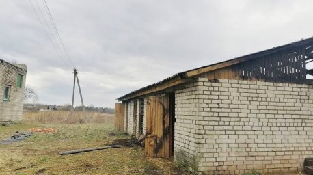 В Чаусском районе горели сараи