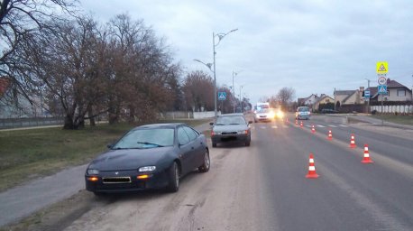 В Кобрине пенсионерку дважды сбили на переходе